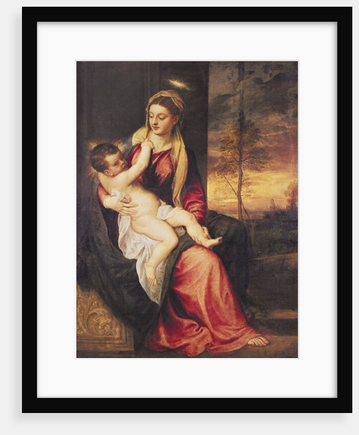 Virgin with Child at Sunset, 1560 by Titian