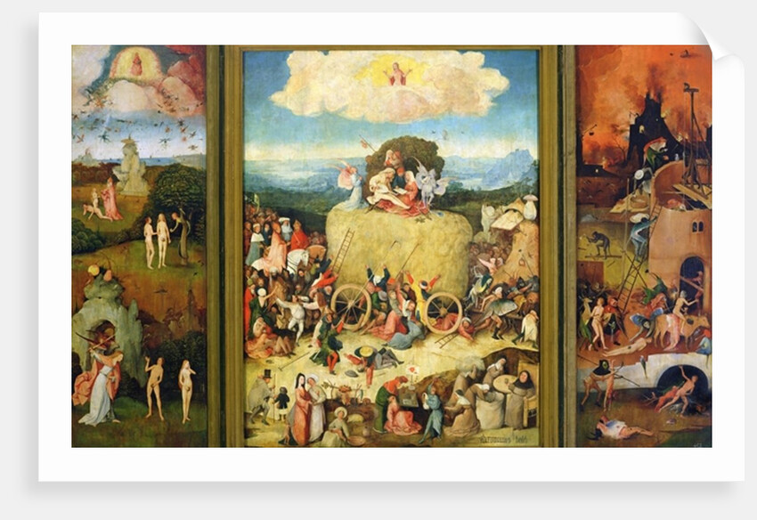 The Haywain Triptych, 1516 by Hieronymus Bosch