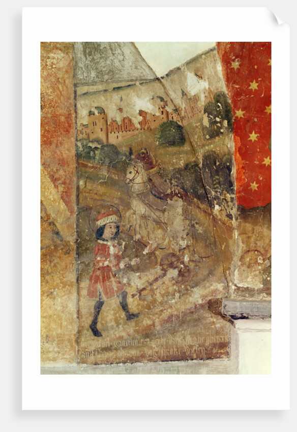 St. Guido, mural from the crypt, c.1480-1540 by School Flemish