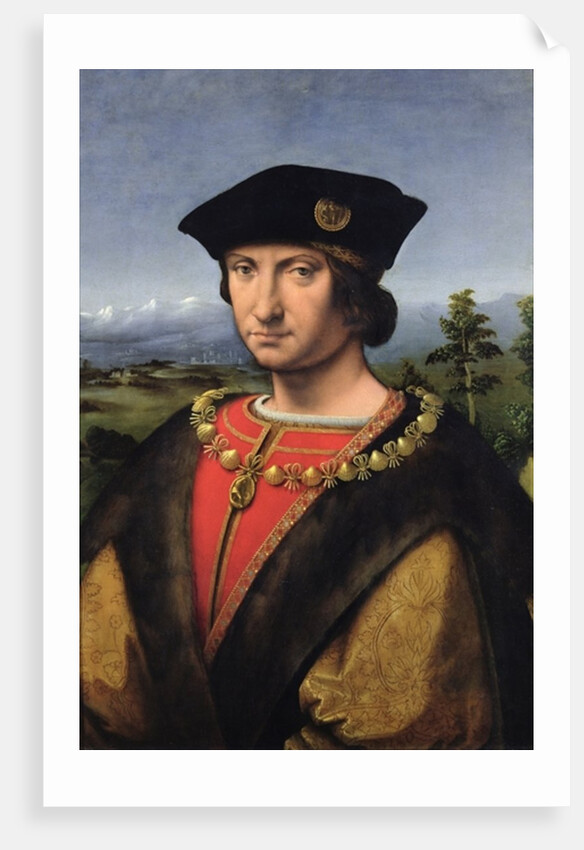 Portrait of Charles d'Amboise Marshal of France by Antonio da Solario