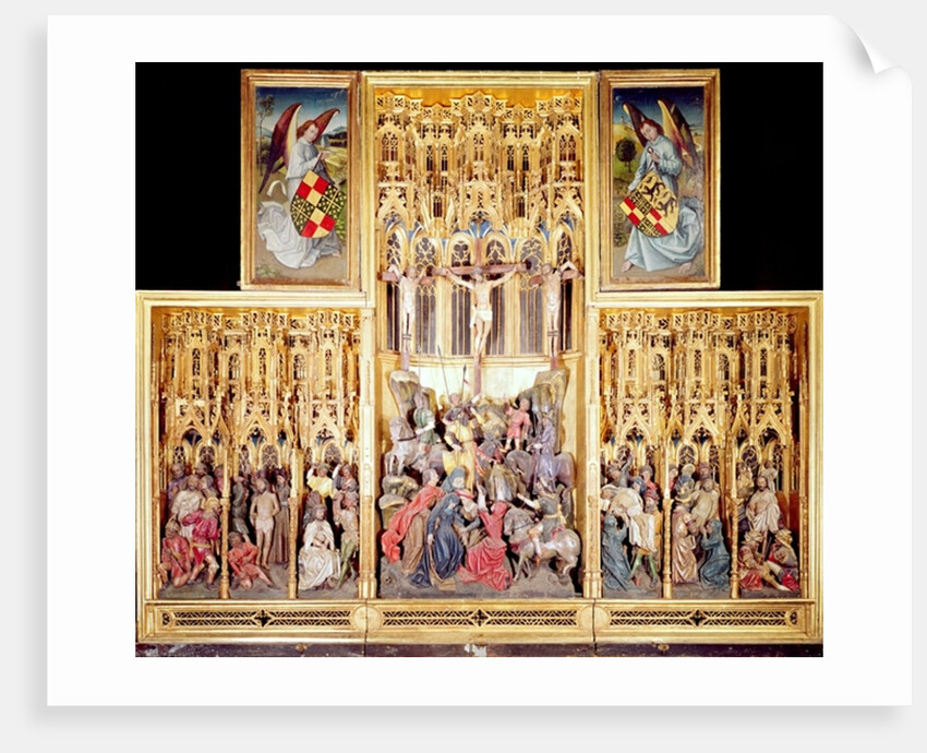 Central section of the Ambierle Altarpiece, 1460-66 by Flemish School