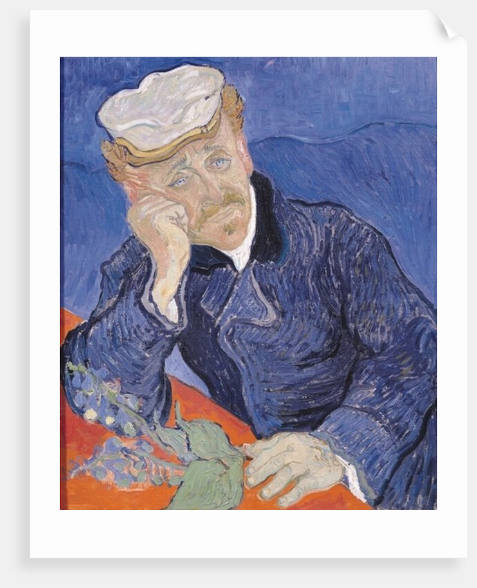 Dr. Paul Gachet, 1890 by Vincent van Gogh