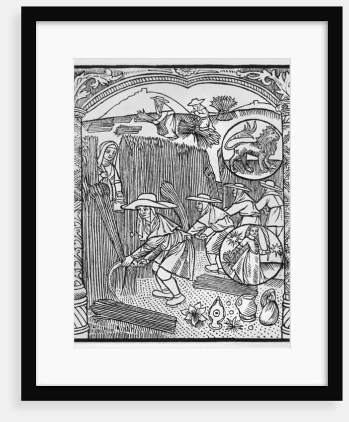 August, harvesting, Leo by Pierre Le Rouge