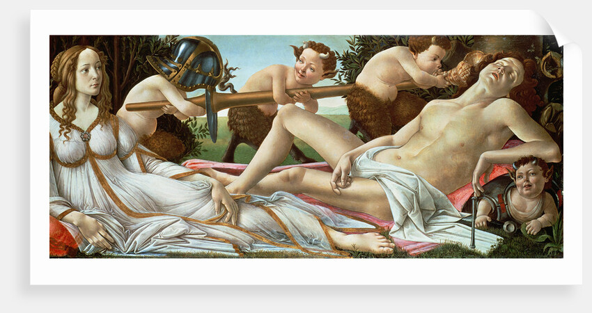 Venus and Mars, c.1485 by Sandro Botticelli