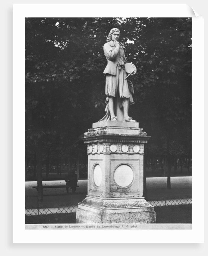 The painter Eustache Le Sueur, 1853 by Honore Jean Aristide Husson