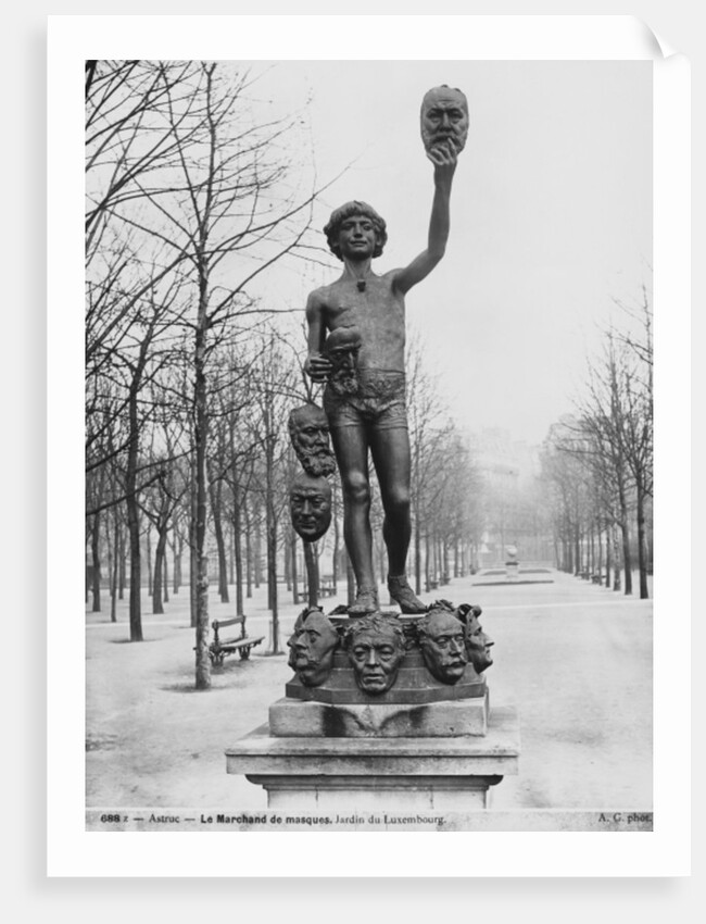 The mask seller, 1883 by Zacharie Astruc