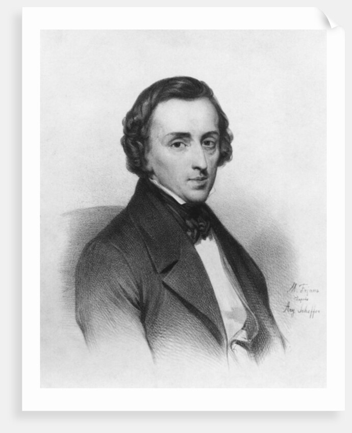 Frederic Chopin, after Ary Scheffer by Maximilian Fajans
