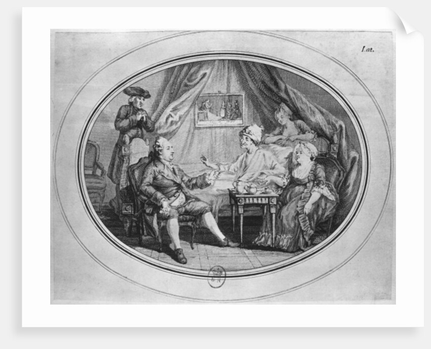 The Luncheon at Ferney, 4th July 1775 by Dominique Vivant (after) Denon