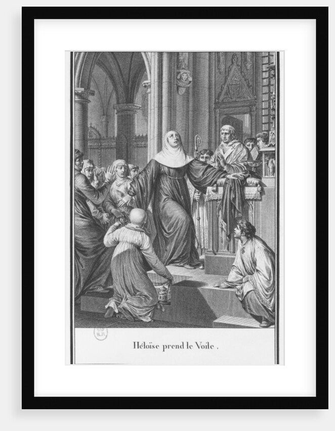 Heloise taking the veil by Jean Michel the Younger (after) Moreau