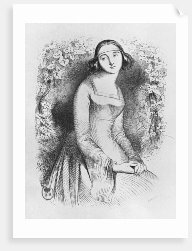 Heloise by Jean Francois Gigoux (after)