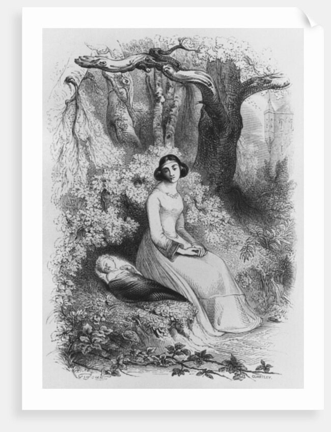 Heloise and Astrolabius by Jean Francois Gigoux (after)