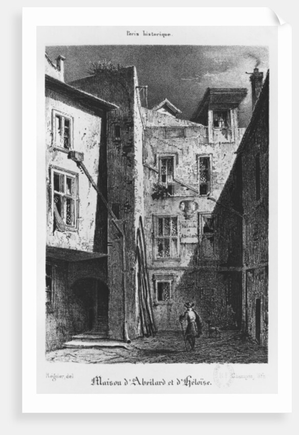 The House of Heloise and Abelard by Auguste Jacques (after) Regnier