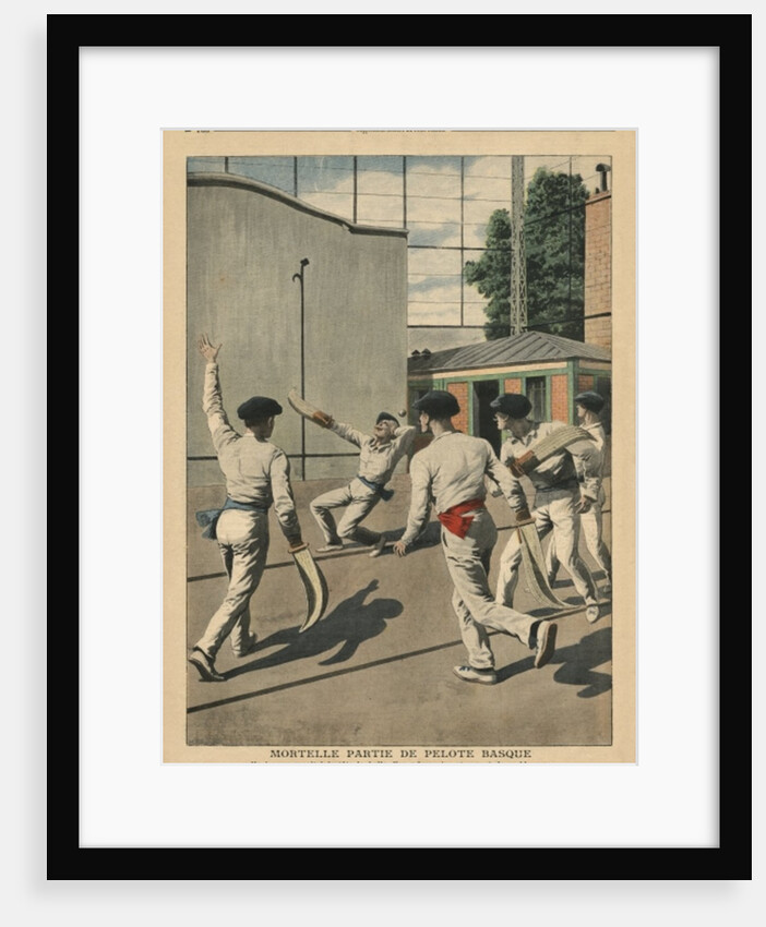 Fatal Basque Pelota by French School