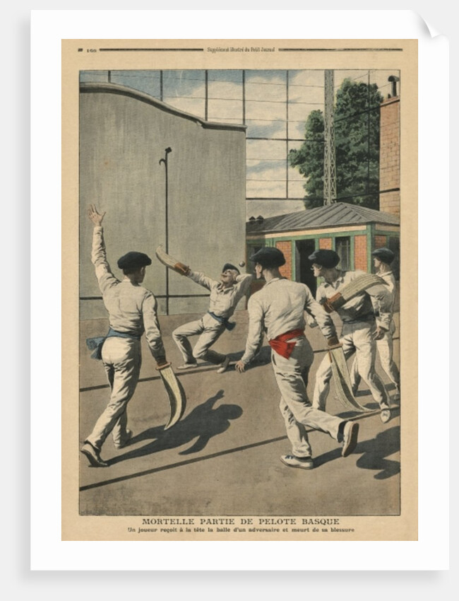 Fatal Basque Pelota by French School