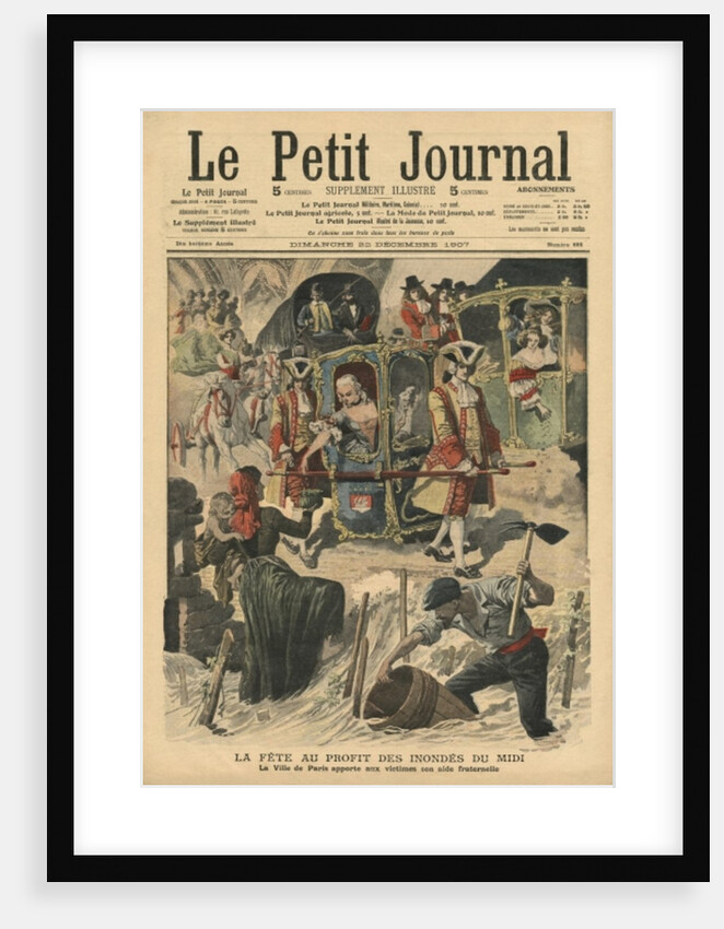 Celebration given by the Ville of Paris for the benefit of the flood victims in South France by French School