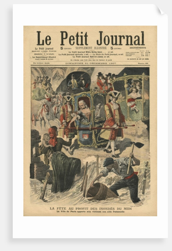 Celebration given by the Ville of Paris for the benefit of the flood victims in South France by French School