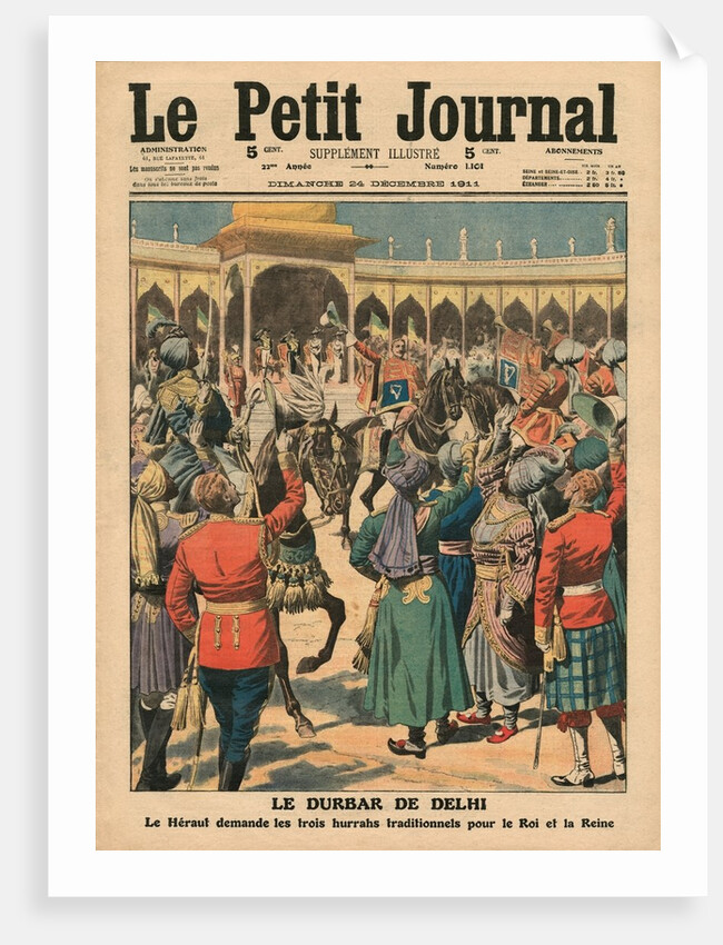 Delhi Durbar by French School