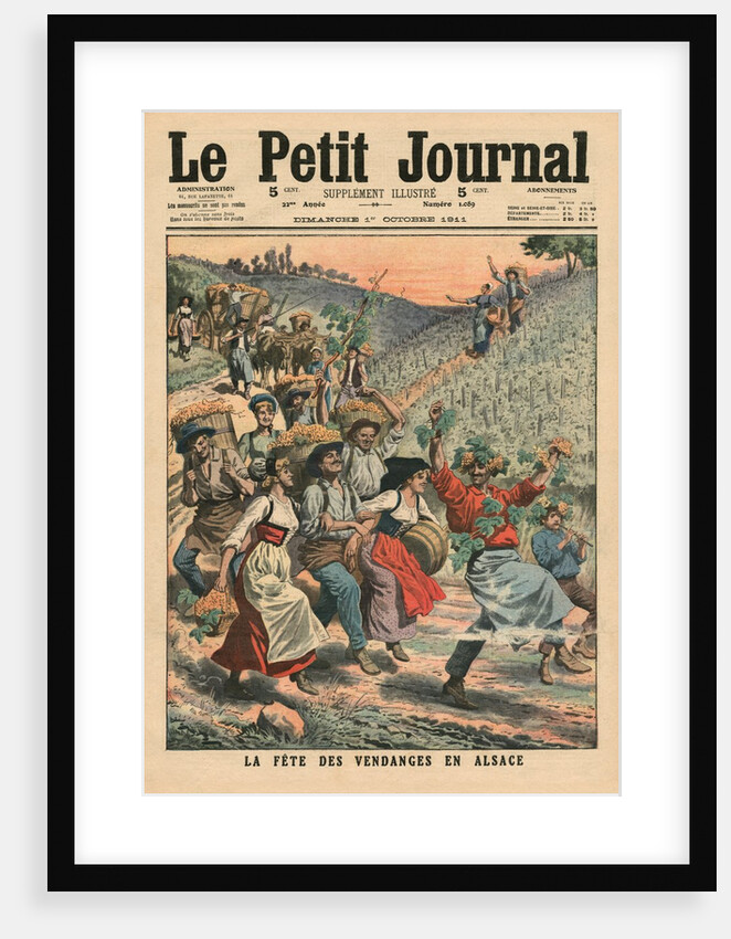 Celebrating the wine harvest in Alsace by French School