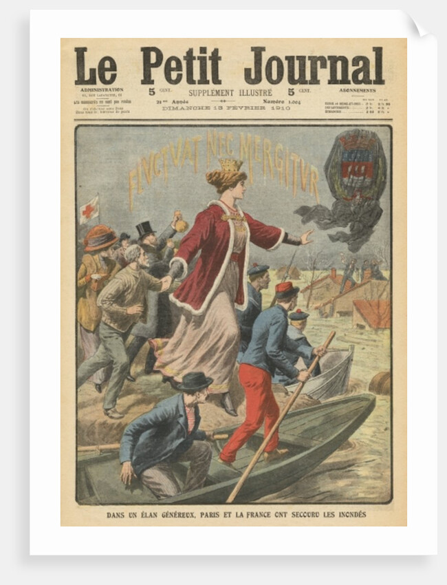 Generosity of the City of Paris and France in rescuing the victims of the floods by French School