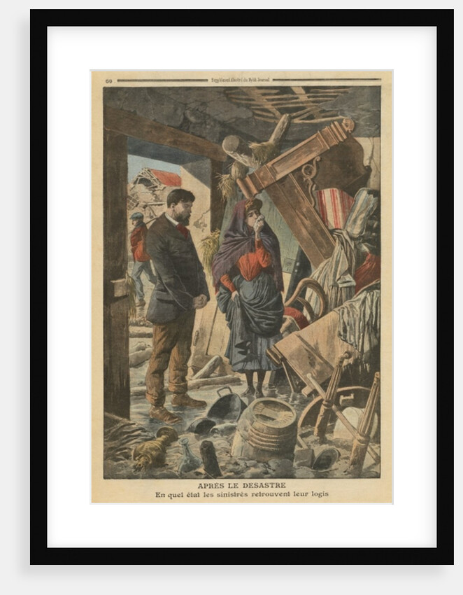 After the disaster by French School