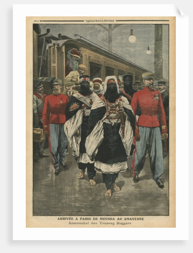 Moussa Ag Amastane arriving in Paris by French School