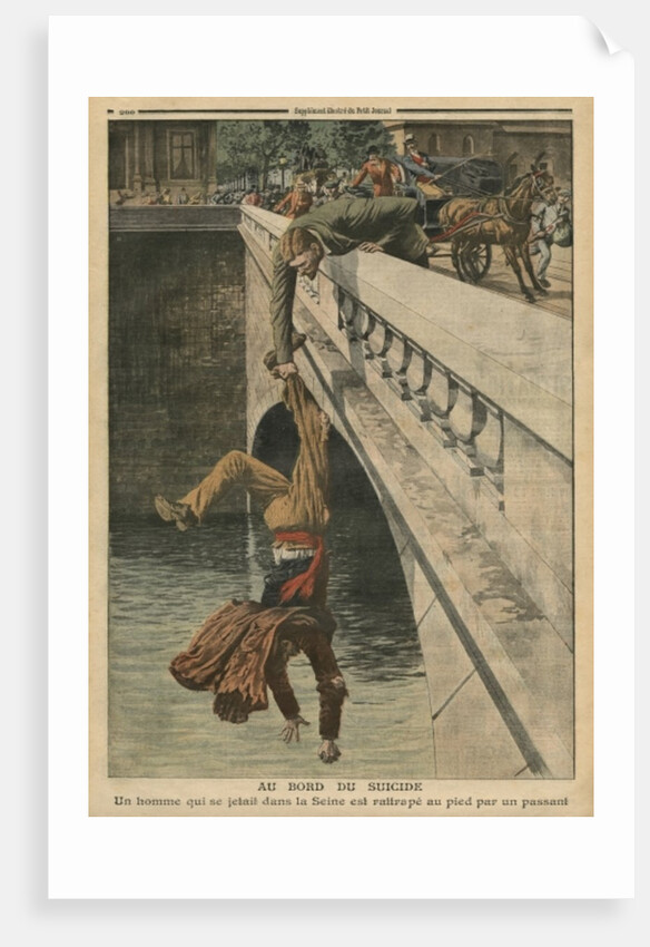 On the brink of suicide by French School