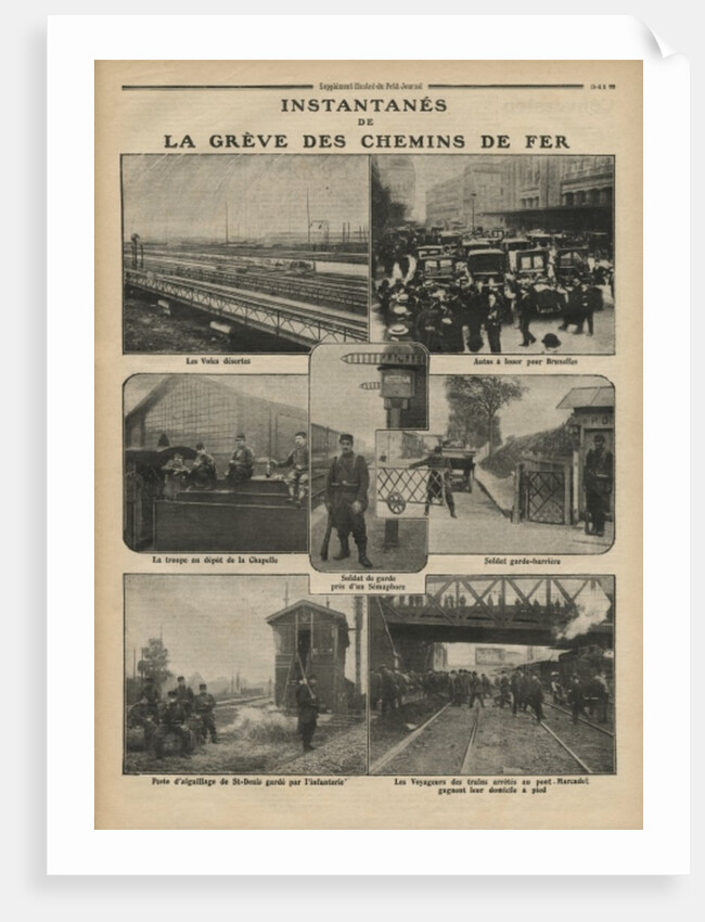 Snapshots of the rail strike by French Photographer