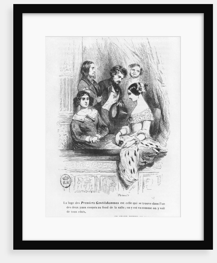 The Premiers Gentilhommes theatre box by Celestin Francois Nanteuil