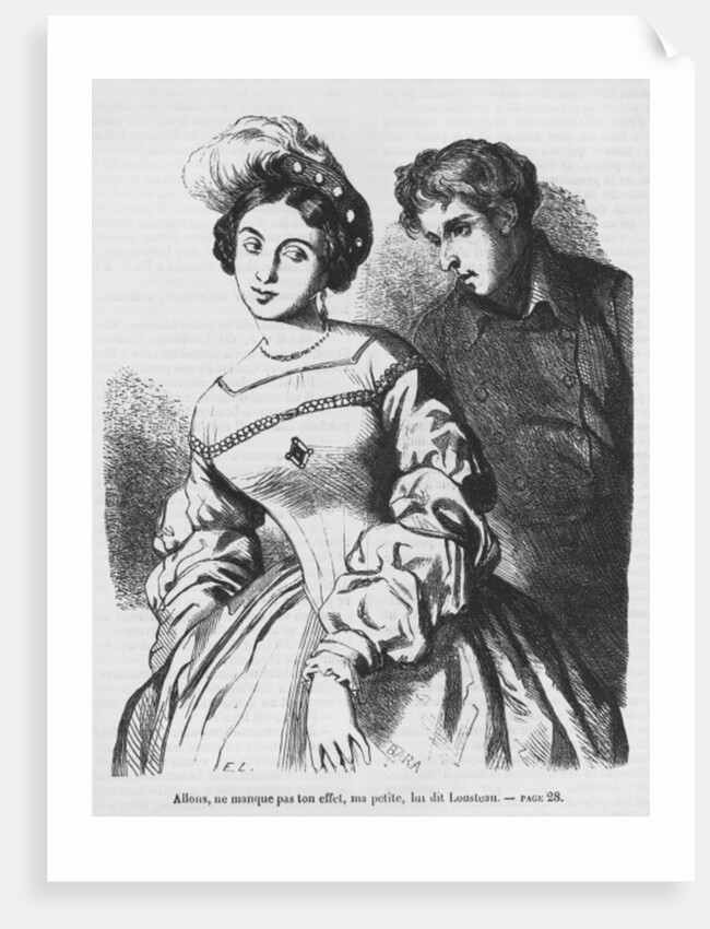 Etienne Lousteau speaking to an actress by French School