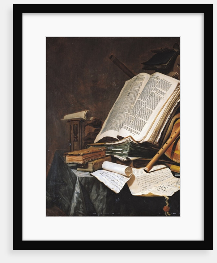 Books and Musical Instruments by Jan Vermeulen