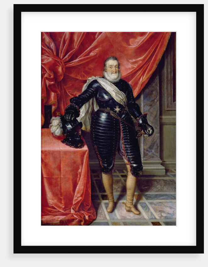 Henry IV, King of France, in armour, c.1610 by Frans II Pourbus