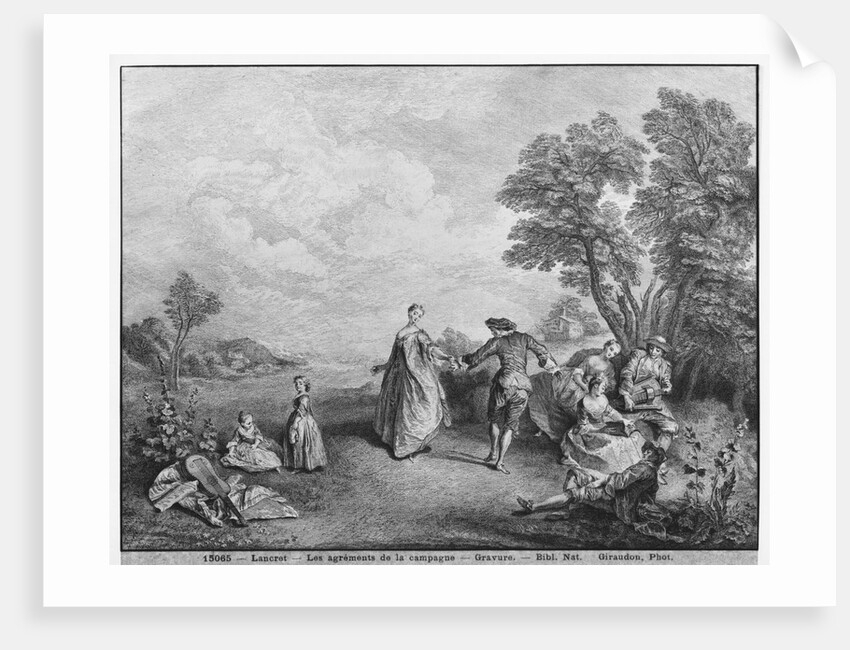The pleasures of the countryside by Nicolas (after) Lancret