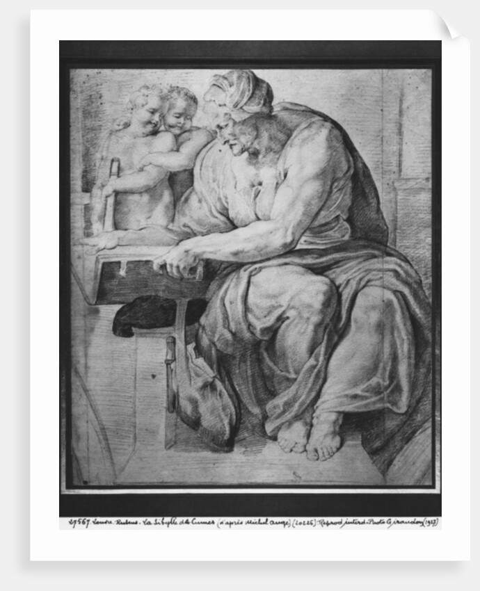 The Cumaean Sibyl, after Michelangelo Buonarroti by Peter Paul Rubens
