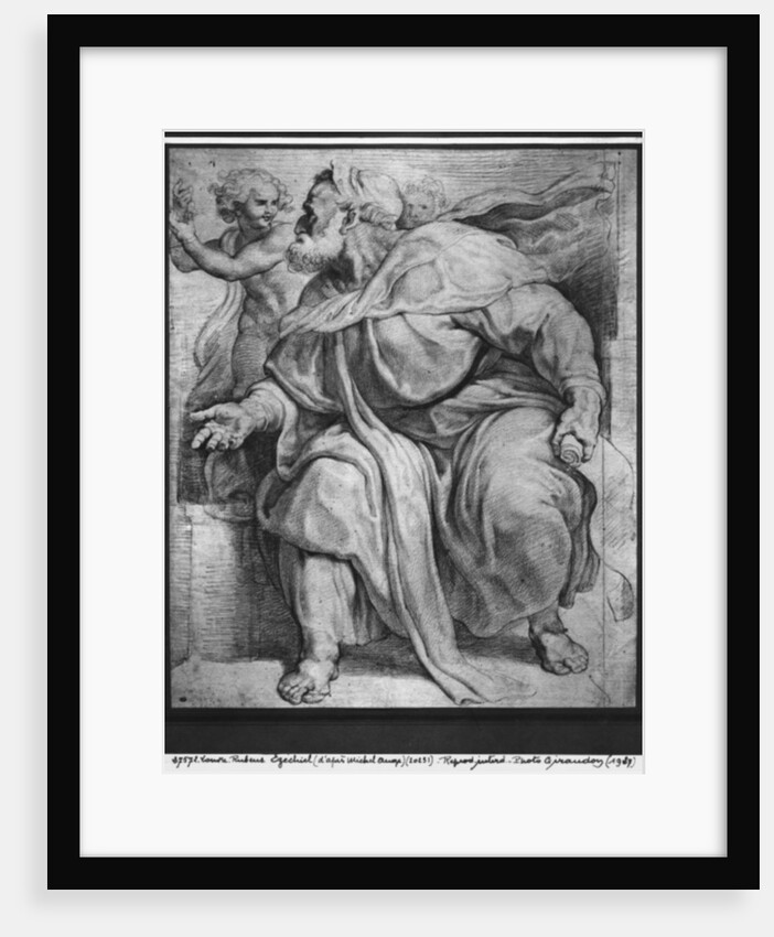 The Prophet Ezekiel, after Michelangelo Buonarroti by Peter Paul Rubens