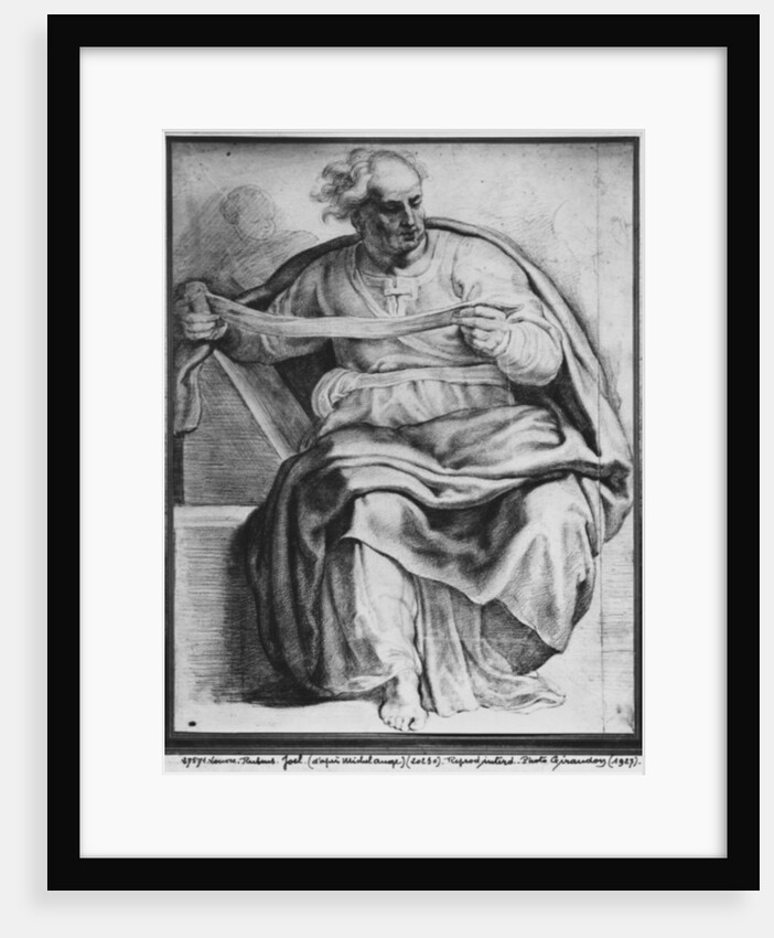The Prophet Joel, after Michelangelo Buonarroti by Peter Paul Rubens