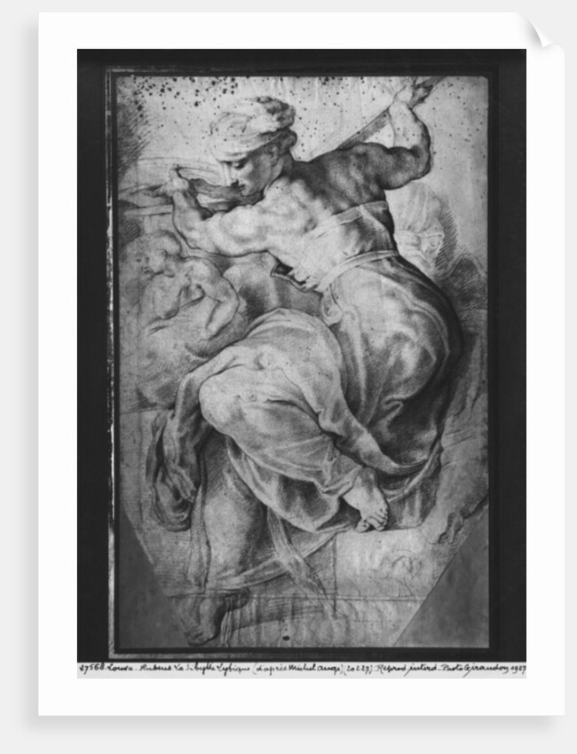 The Libyan Sibyl, after Michelangelo Buonarroti by Peter Paul Rubens