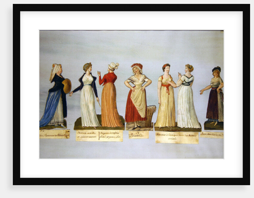 Dresses and costumes in vogue during the French Revolution by P. A. & Lesueur J.B. (1750-1850) Lesueur
