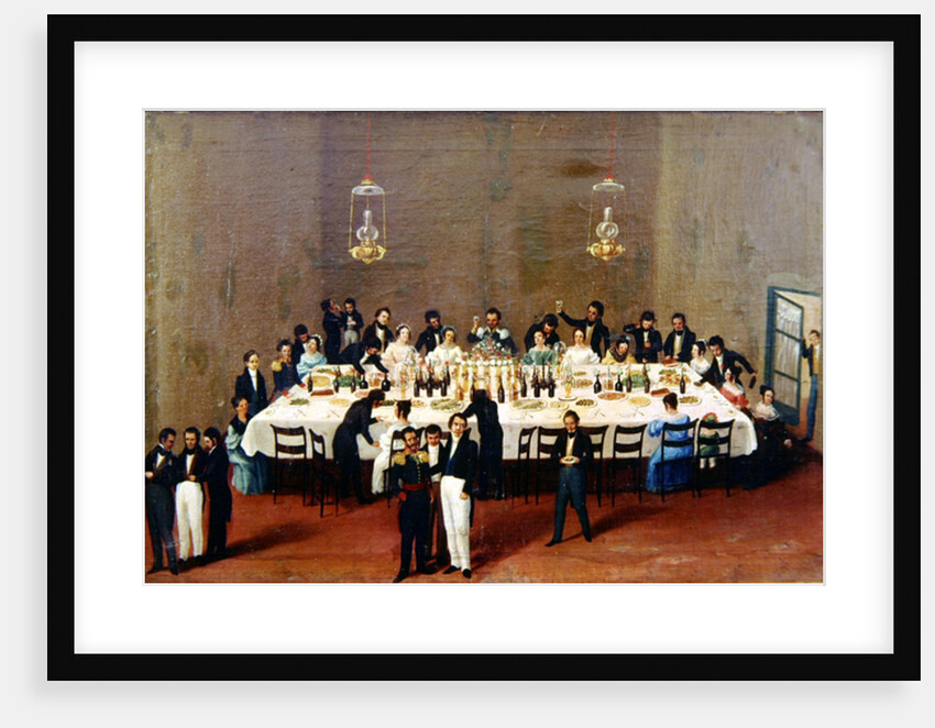 Banquet given at Oaxaca in honour of general Antonio Leon by Mexican School