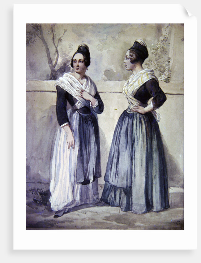 Inhabitants of Arles during the time of Daudet and Bizet by Jean Joseph Bonaventure Laurens