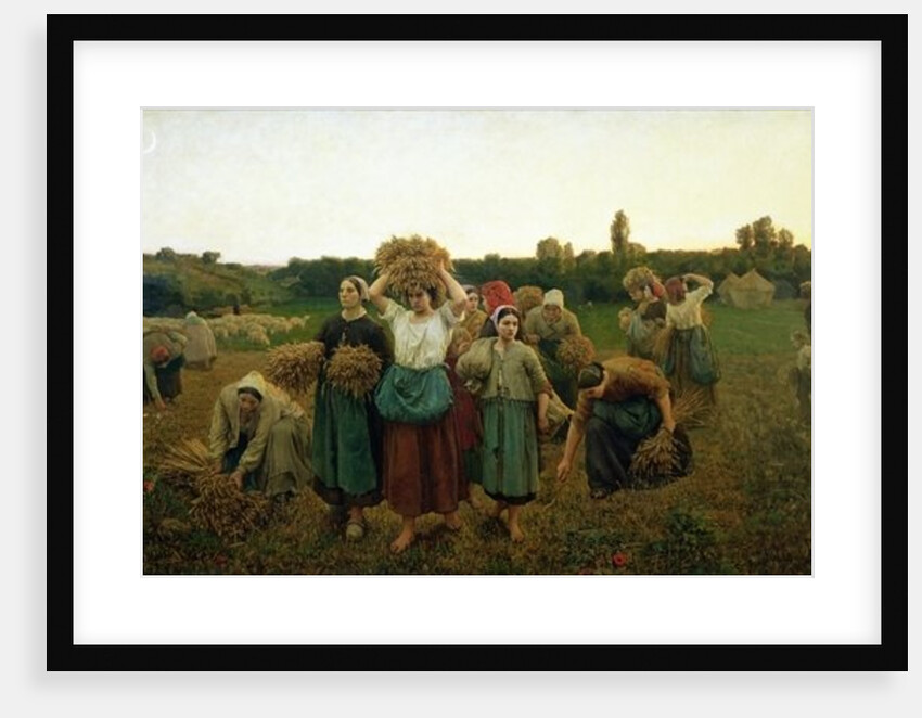 Calling in the Gleaners, 1859 by Jules Breton