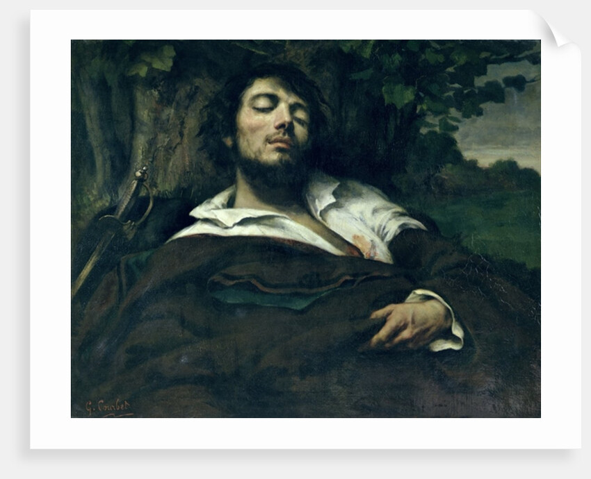 The Wounded Man by Gustave Courbet