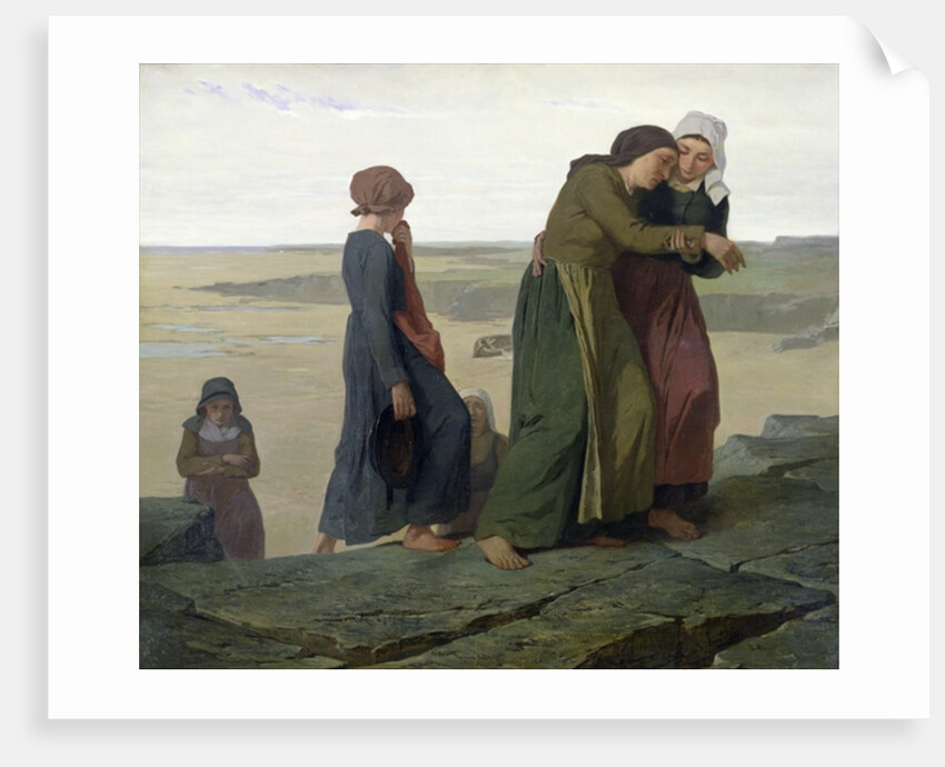 The Widow or The Fisherman's Family by Evariste Vital Luminais