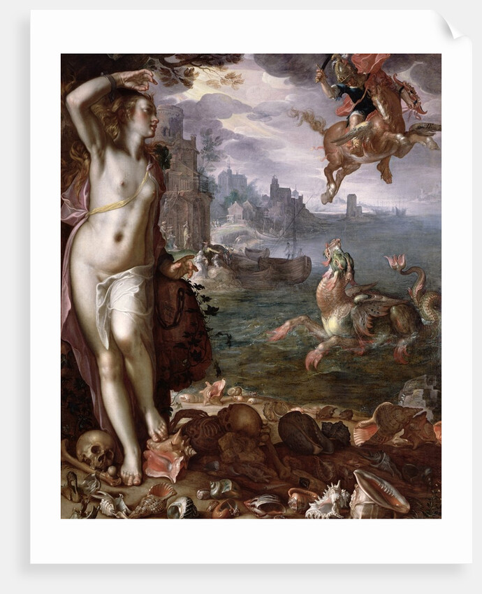 Perseus Rescuing Andromeda, 1611 by Joachim Wtewael or Utewael or Wyewael