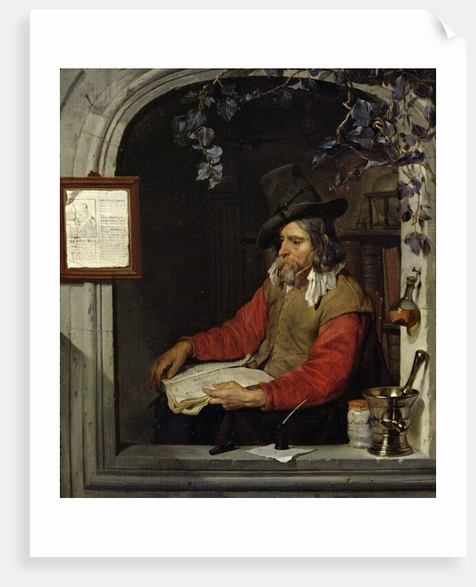 The Apothecary or, The Chemist by Gabriel Metsu