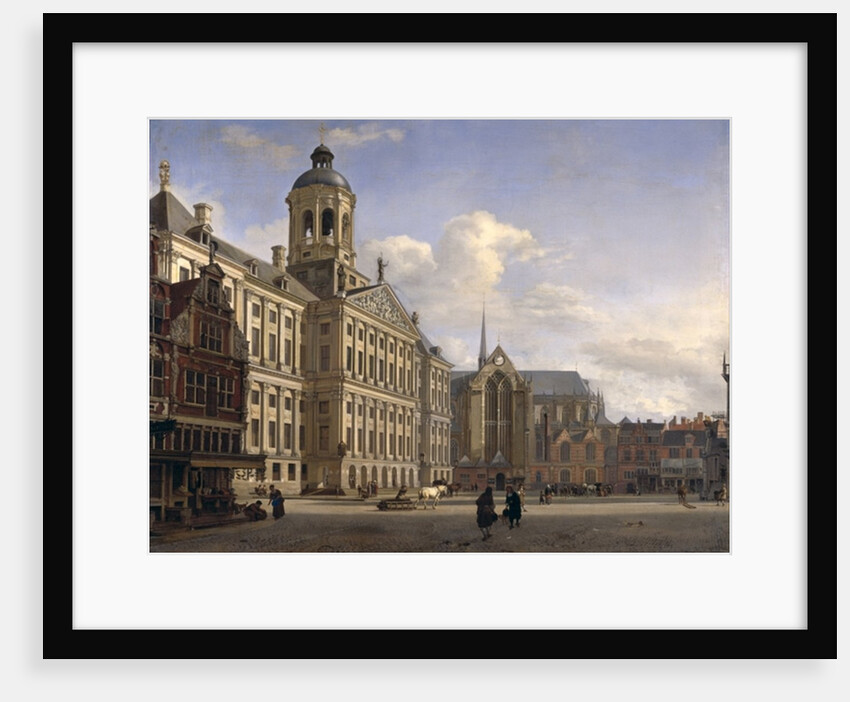 The New Town Hall, Amsterdam, 1668 by Jan van der Heyden