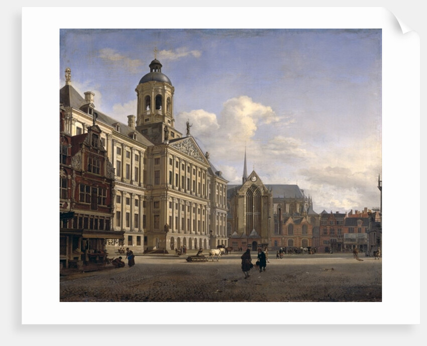 The New Town Hall, Amsterdam, 1668 by Jan van der Heyden
