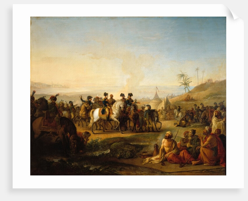 General Bonaparte visiting the fountains of Moses, near Sinai, 28 December 1798 by Jean-Simon Berthelemy
