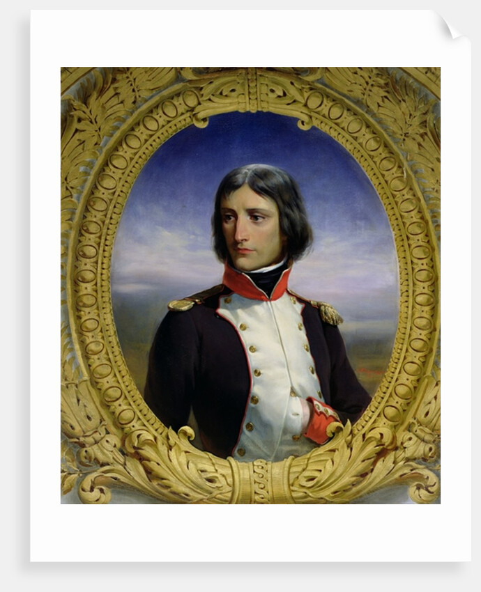 Napoleon Bonaparte as Lieutenant Colonel of the 1st Battalion of Corsica, 1834 by Felix Philippoteaux