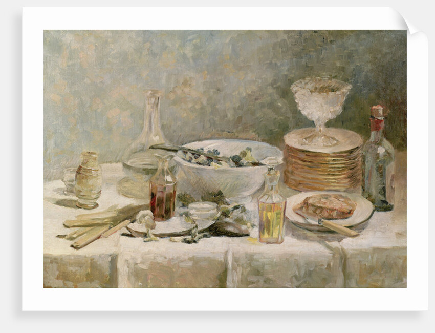 Still Life with Salad, c.1887-88 by Edouard Vuillard