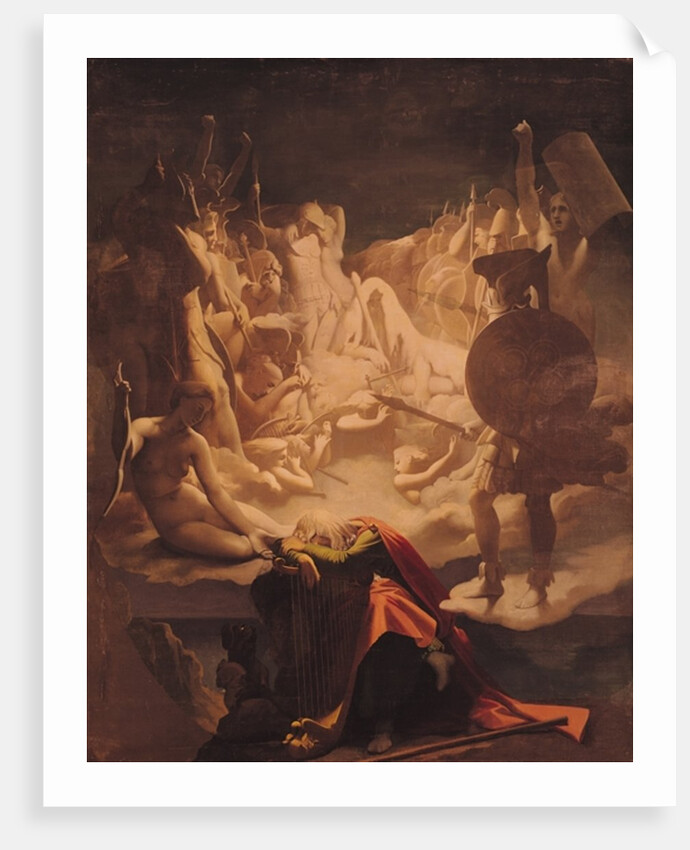 The Dream of Ossian, 1813 by Jean Auguste Dominique Ingres